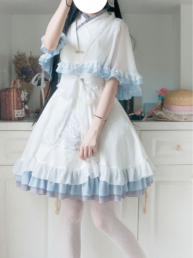 Chinese Style Elegant Embroidery Lolita Dress FOR0058