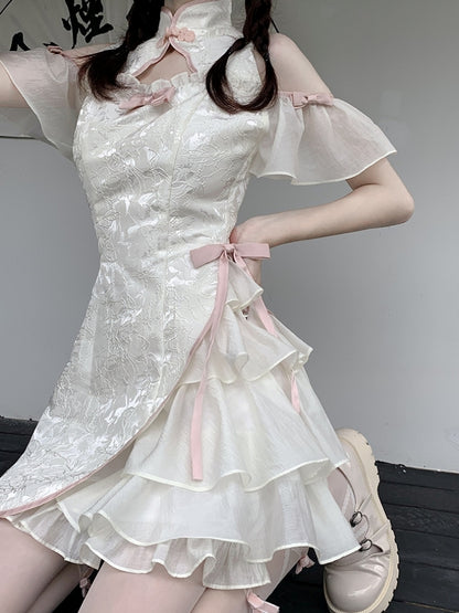 China-style Frilled Mini Lolita Dress LAL0005