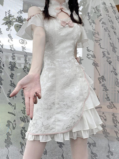 China-style Frilled Mini Lolita Dress LAL0005