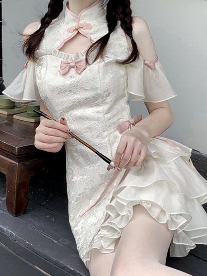 China-style Frilled Mini Lolita Dress LAL0005