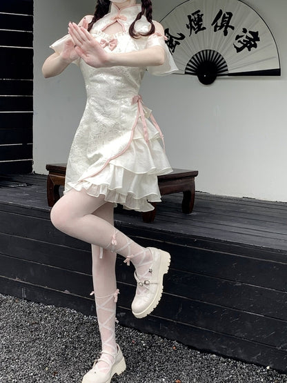 China-style Frilled Mini Lolita Dress LAL0005