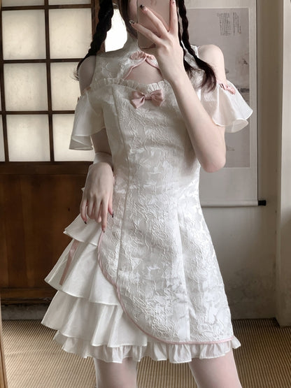 China-style Frilled Mini Lolita Dress LAL0005