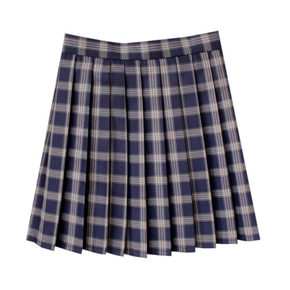 JKの制服チェックスカート、日本風の大学プリーツスカート、ミディスカート、ハイウエストのショートスカート、柔らかい女子学生制服、パフォーマンス衣装