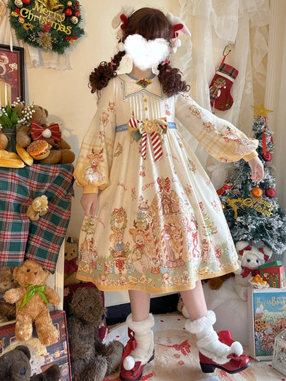 Christmas style Star Collar Lolita Dress CHE0031