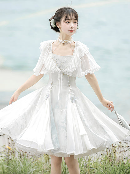 China Style Elegant White Dress YOU0070