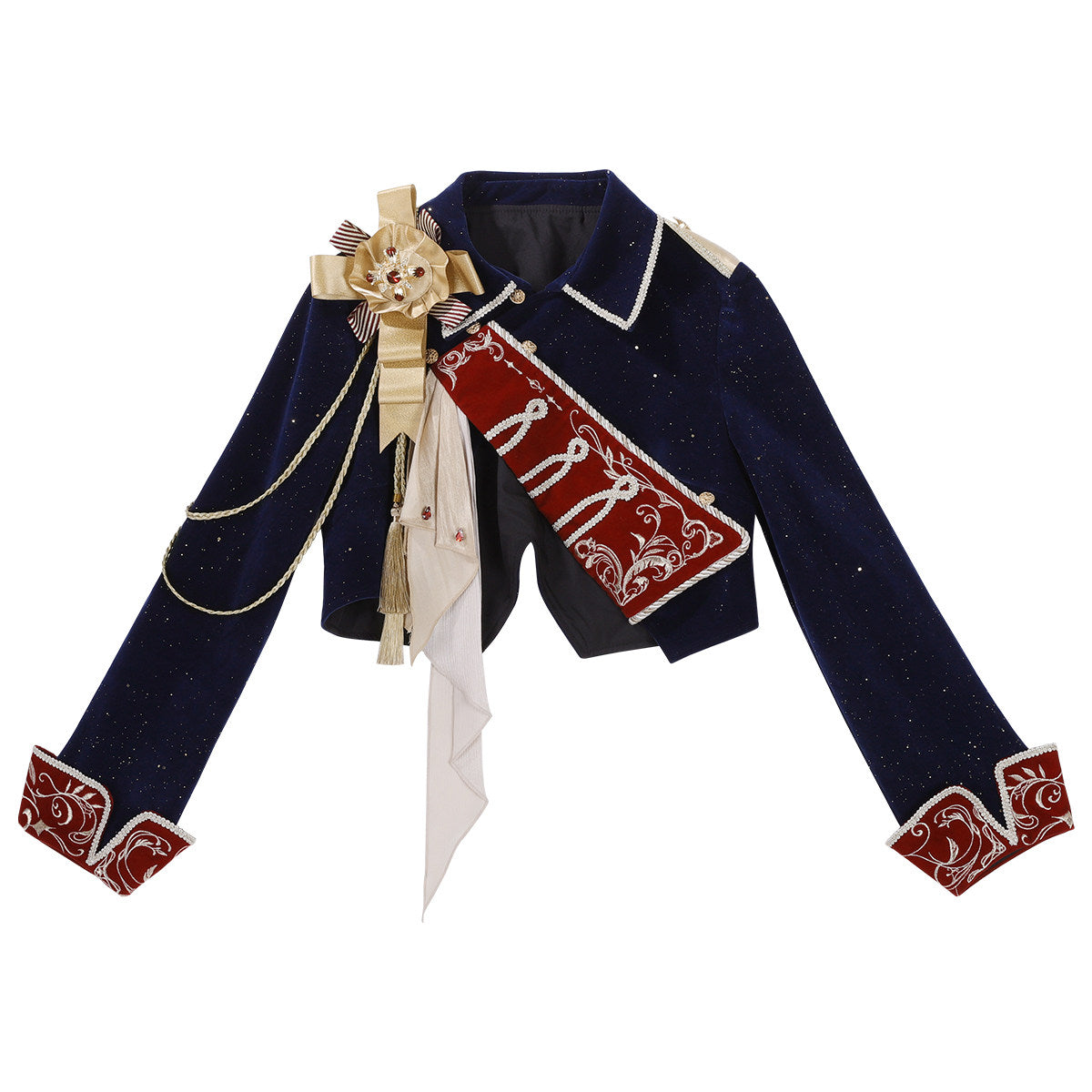 Gold Trim Royal Military Jacket Set YOU0274