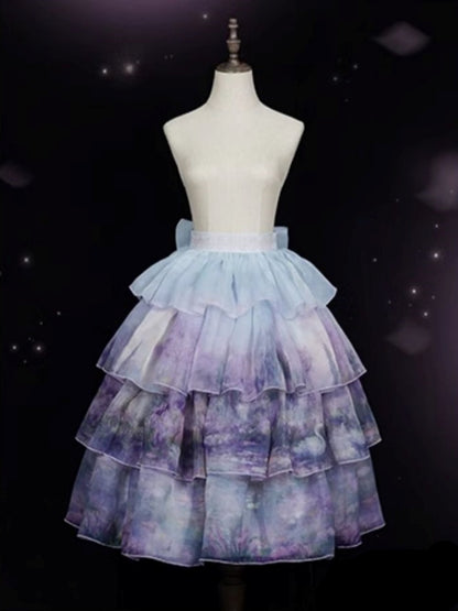 Swan Lake Frills Lolita Dress URT0013