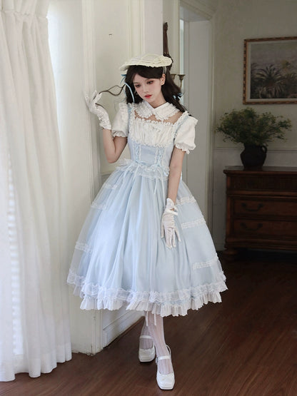 Elegant Light Blue Lolita Dress WIT0233