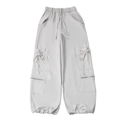 Multi Pocket Wide Leg Cargo Pants PIN0062