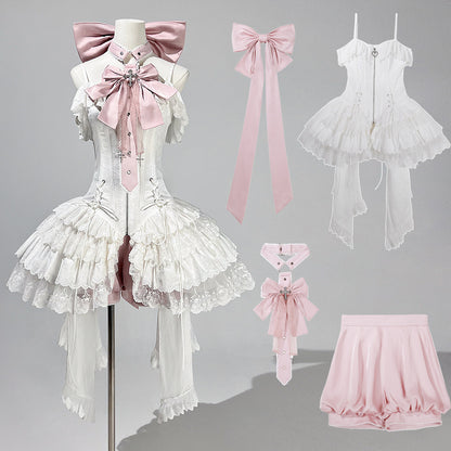 Butterfly Bow Ballet Lace Slip Dress YOU0295