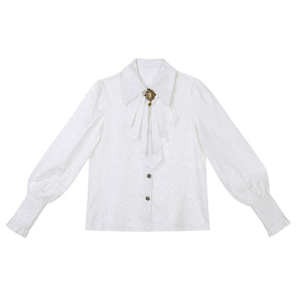 Gothic Vampire Prince Long Coat Shirt Set YOU0254