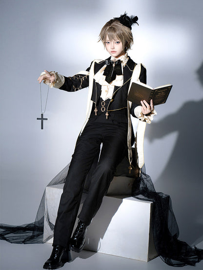 Dark Gothic Prince Cross Outfit YOU0287