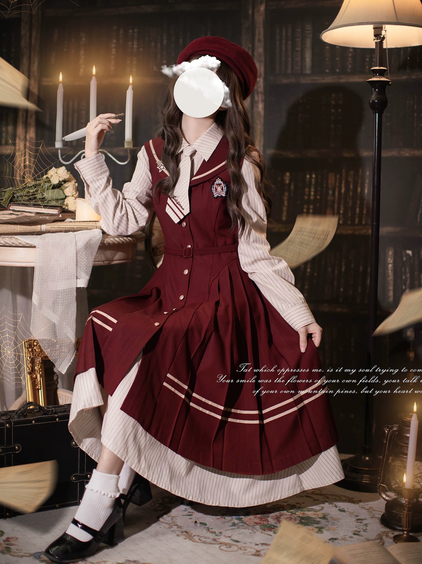 Magic Academy Retro Stripe Dress HUT0027