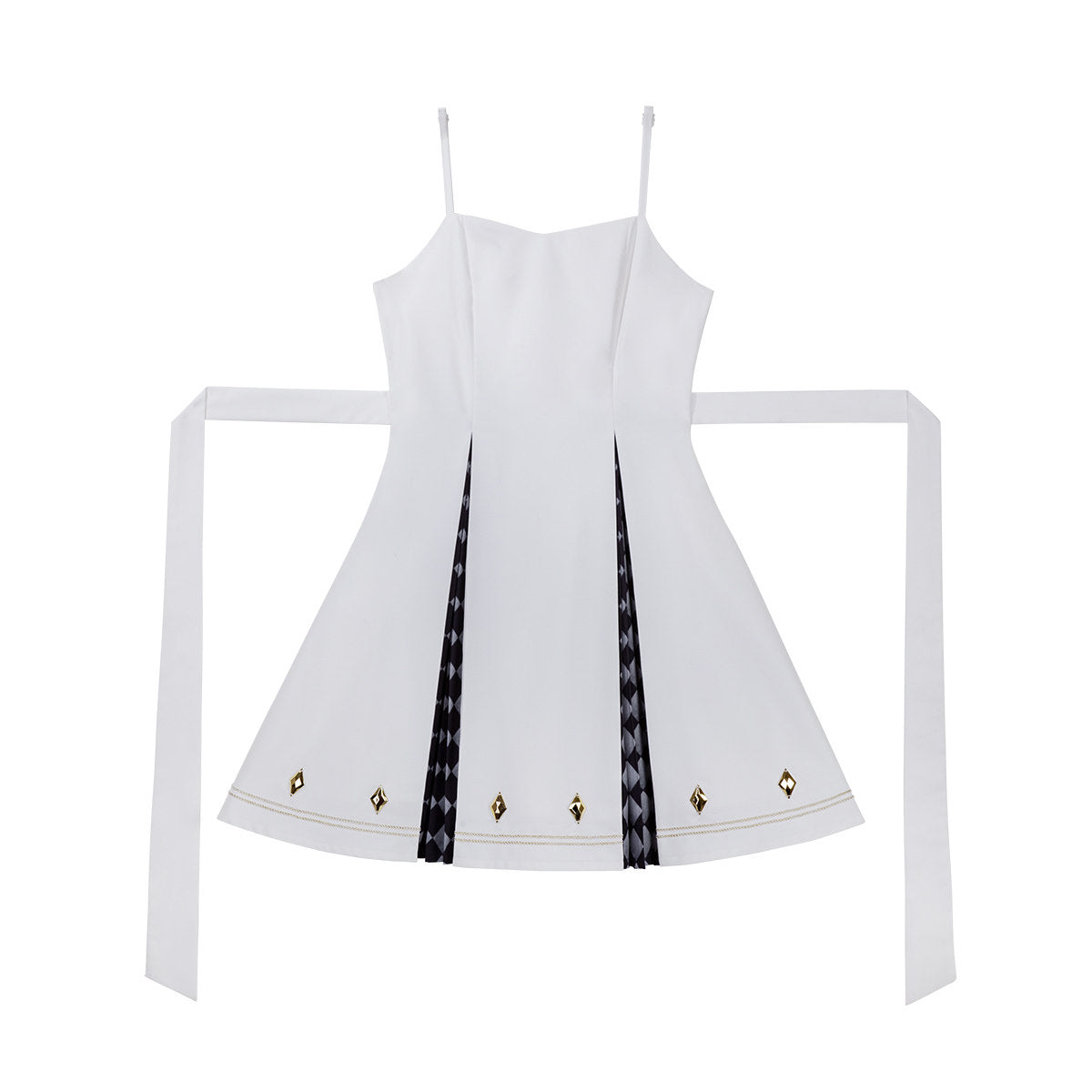 Dark Gothic Elegant Cape Slip Dress YOU0297