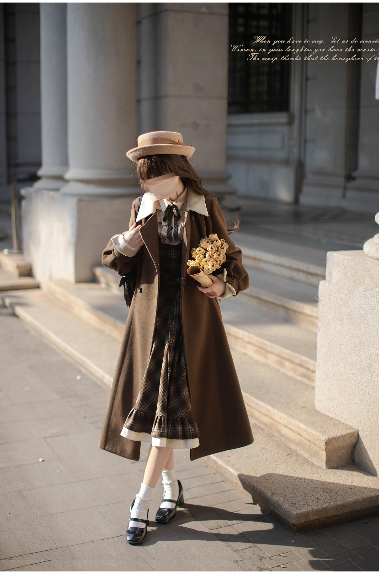 Retro Brown Westin Lolita Dress HUT0041