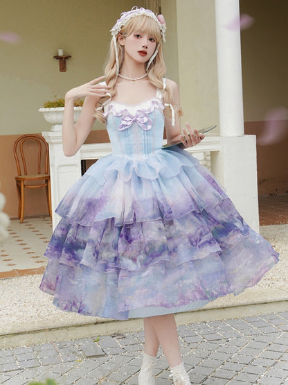 Swan Lake Frills Lolita Dress URT0013