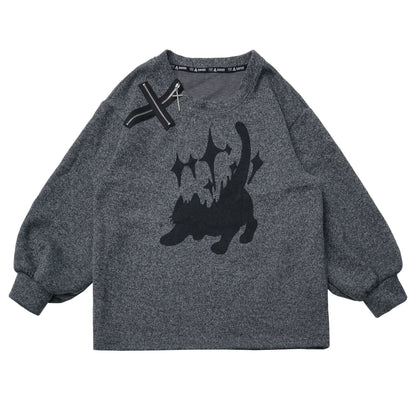 Graphic Knit Sweater And Separates 5-Piece Set PIN0037