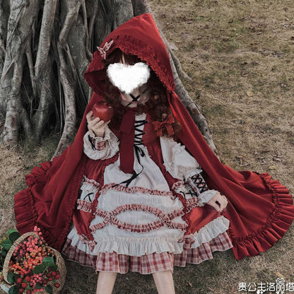 Little Red Riding Hood-Style Cape YOU0162