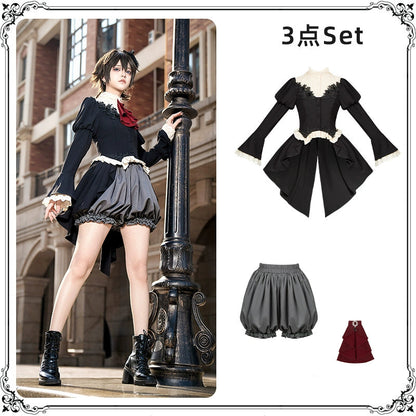 Gothic Tuxedo Top Set-Up WIT0282