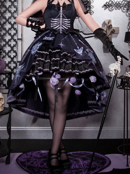 Witch Style Dark Gothic Dress CHE0034