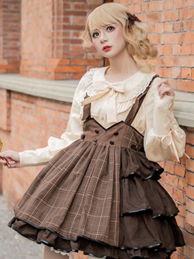 Retro Long Sleeve Lolita Shirt SWE0013