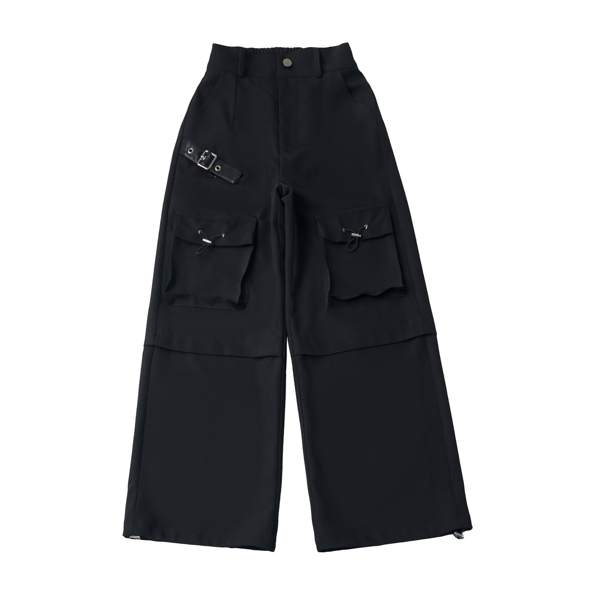 Dark Gothic Chain Vest And Cargo Pants Set PIN0053