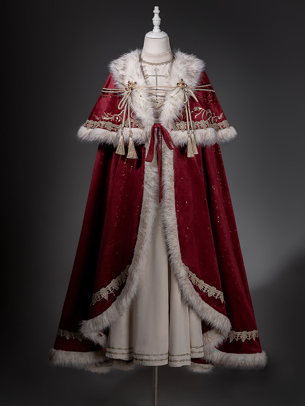 Royal Lolita Velvet Cape And Dress Set YOU0257
