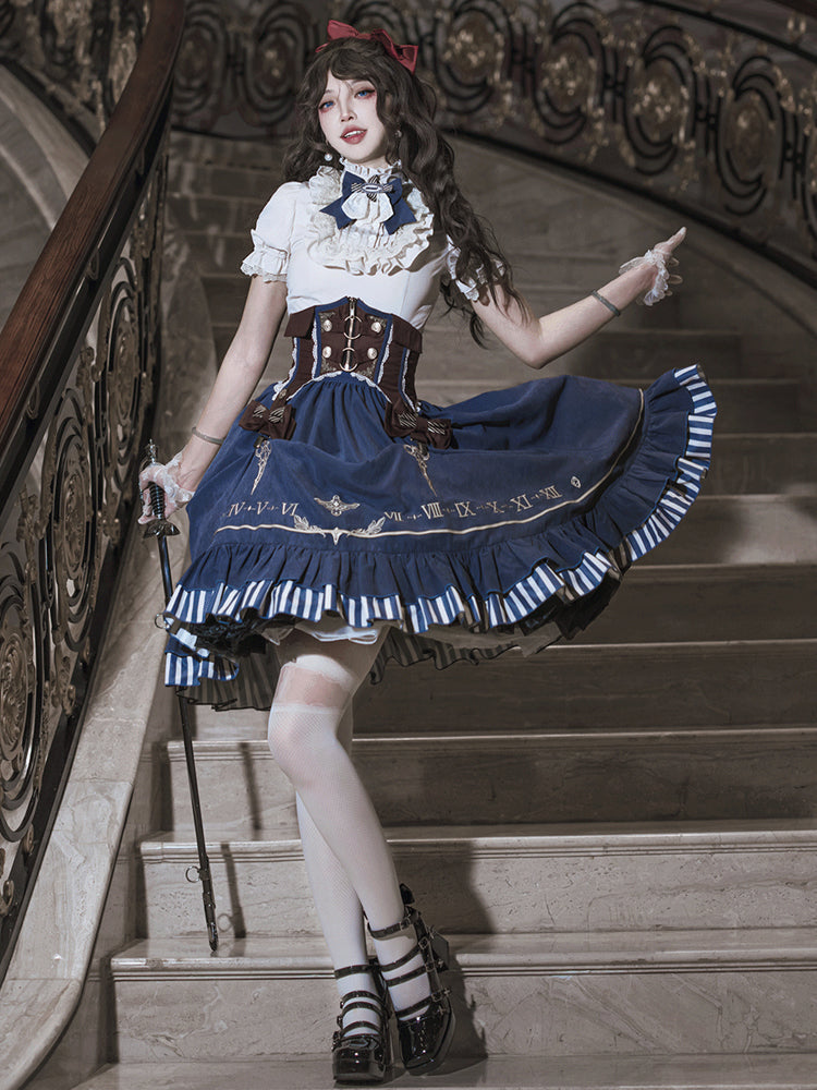 British College Style Lolita Dress YOU0039