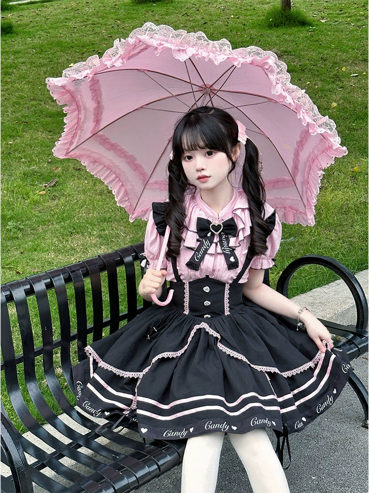 Black & Pink Subculture Two-piece set BUB0001