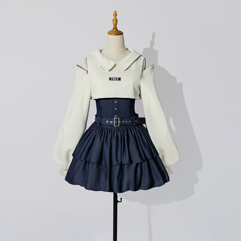 Student Lolita Two Piece Dress YOU0026