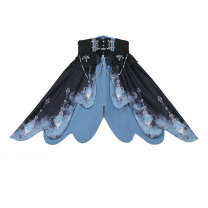 Galaxy Knight Lolita Cape And Dress Set YOU0251