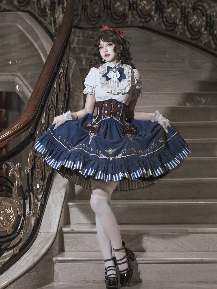 British College Style Lolita Dress YOU0039