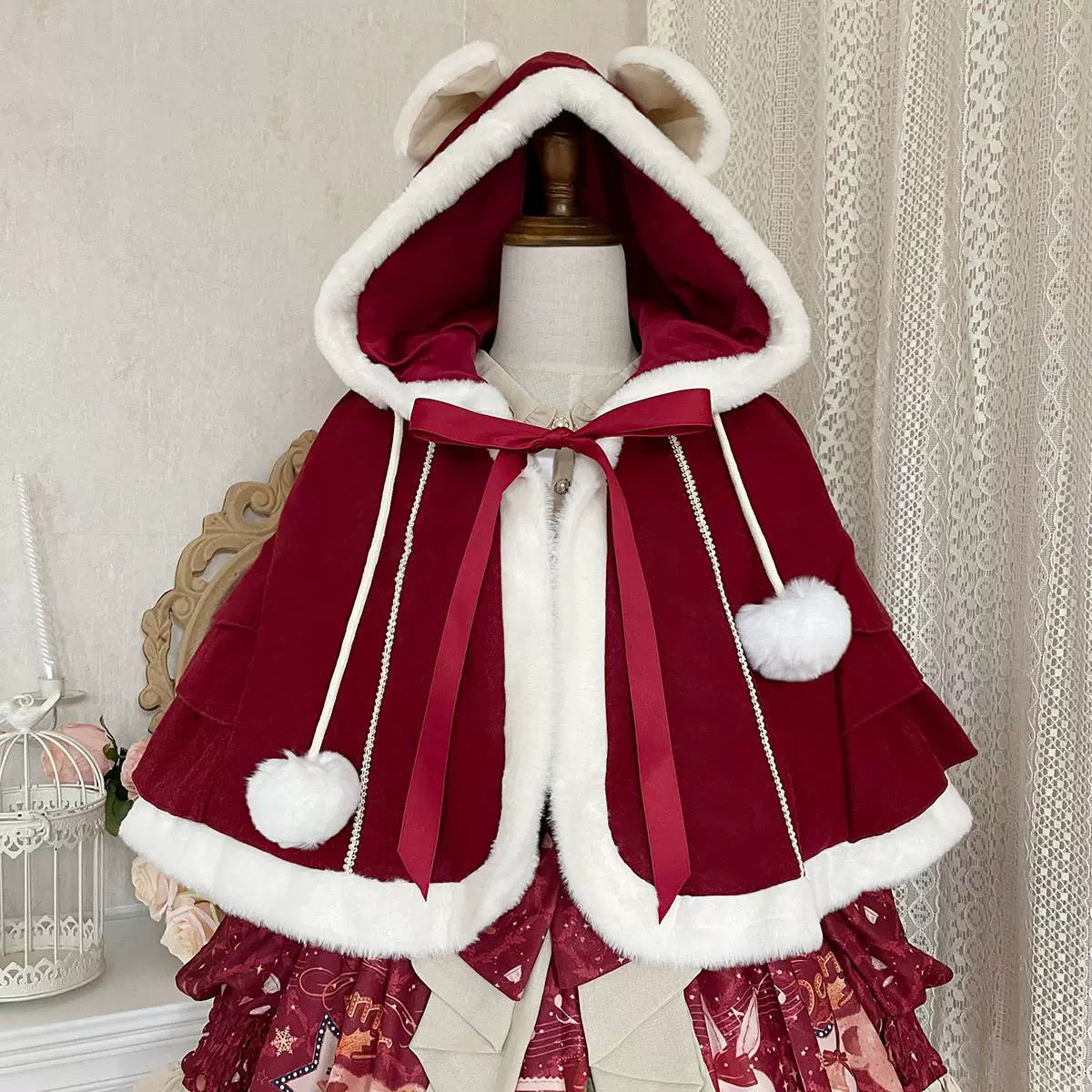 Little Red Riding Hood-Style Cape YOU0162