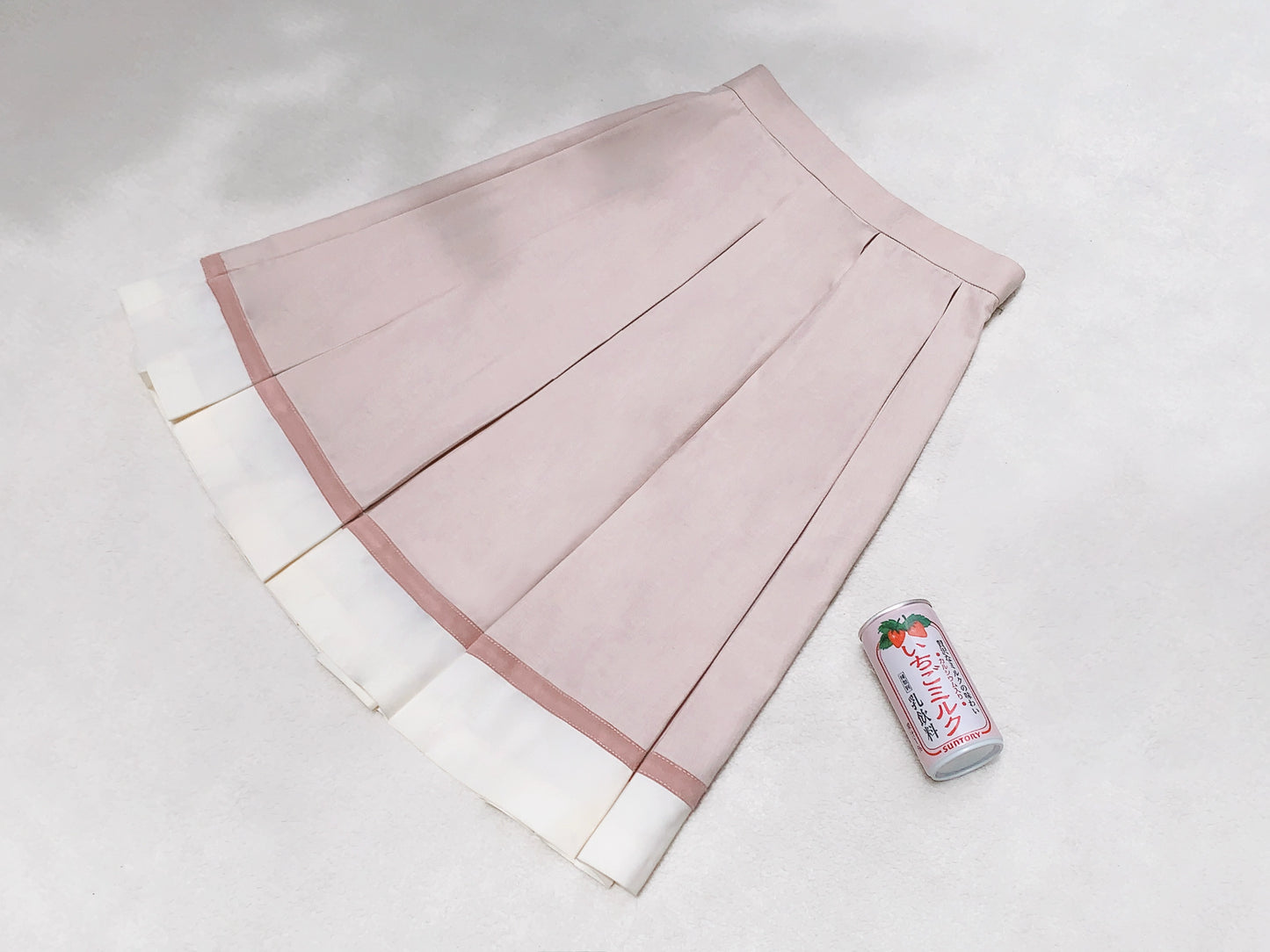 Sweet Pink School Uniform Style Two-piece Set HUT0090