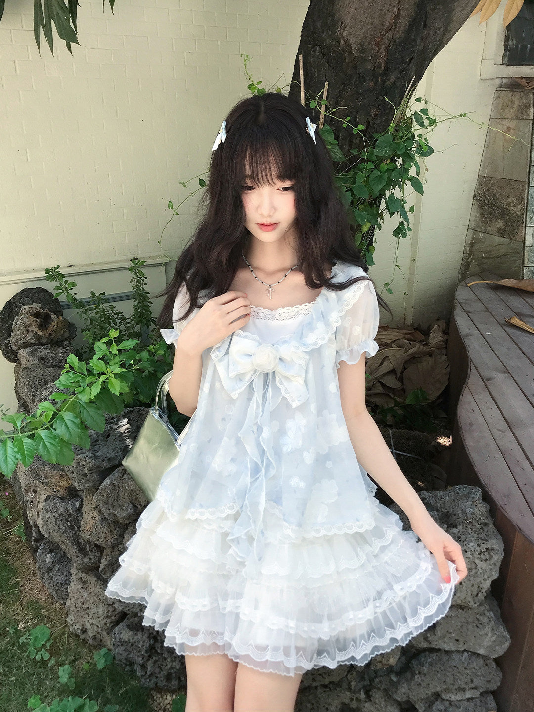 Tiered Lace Ballet Mini Skirt LAL0195