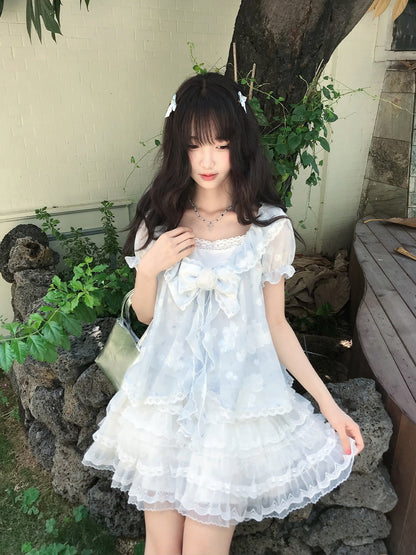 Tiered Lace Ballet Mini Skirt LAL0195