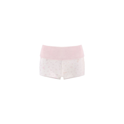 Floral Print Jacket Pink Cami And Shorts Three Piece Set SER0158