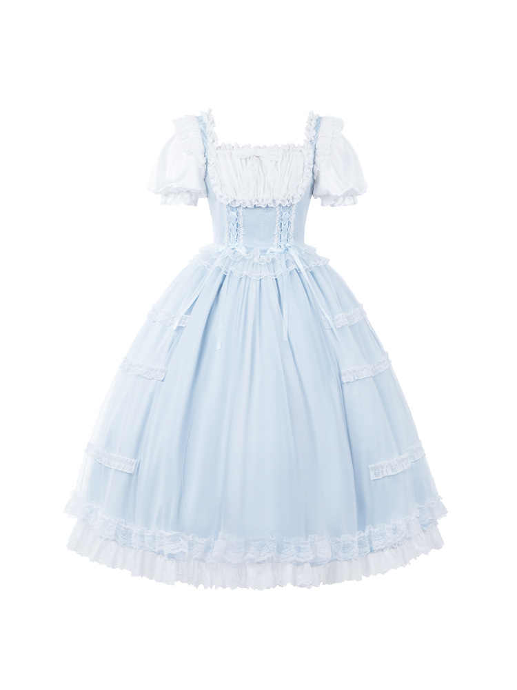 Elegant Light Blue Lolita Dress WIT0233