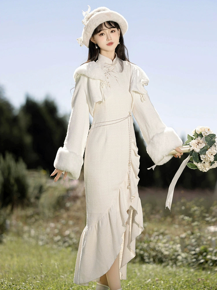 Chinese-Style Short Cape Super Fairy Dress YOU0185