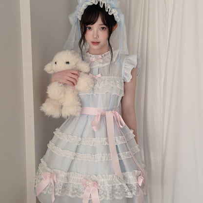 Frosted Sugar Cake Doll Collar Dress LAL0177