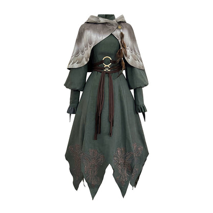 Hooded Cape Druid Style Medieval Dress Set YOU0233