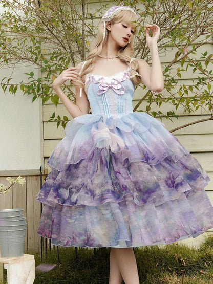 Swan Lake Frills Lolita Dress URT0013