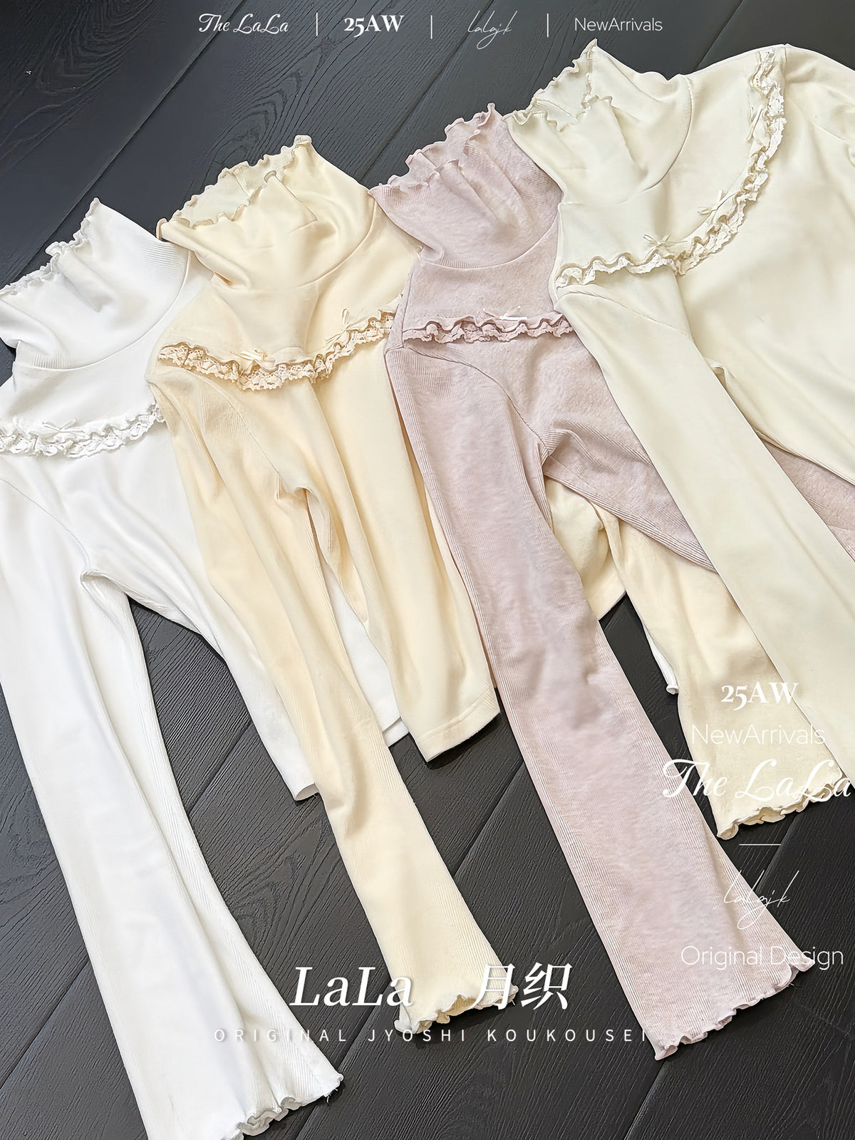 Turtleneck Ribbed Knit Base Layer Top LAL0160
