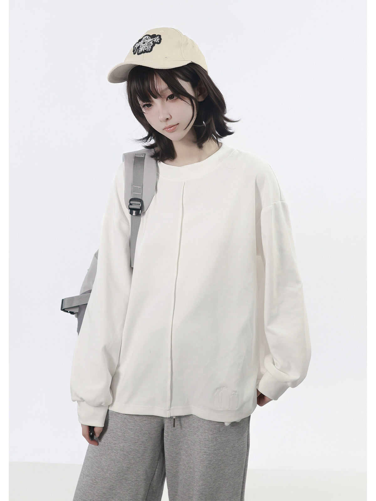 Crew Neck Oversized Basic T-Shirt PIN0045