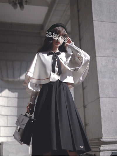 Cape Vest Long Skirt Western Uniform HUT0057