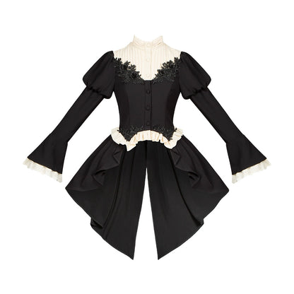 Gothic Tuxedo Top Set-Up WIT0282