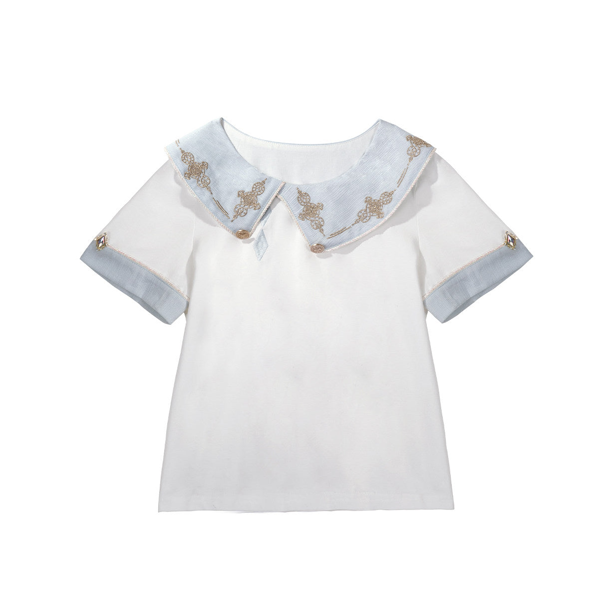 Boy Prince Explorer Shirt Overalls Set YOU0300