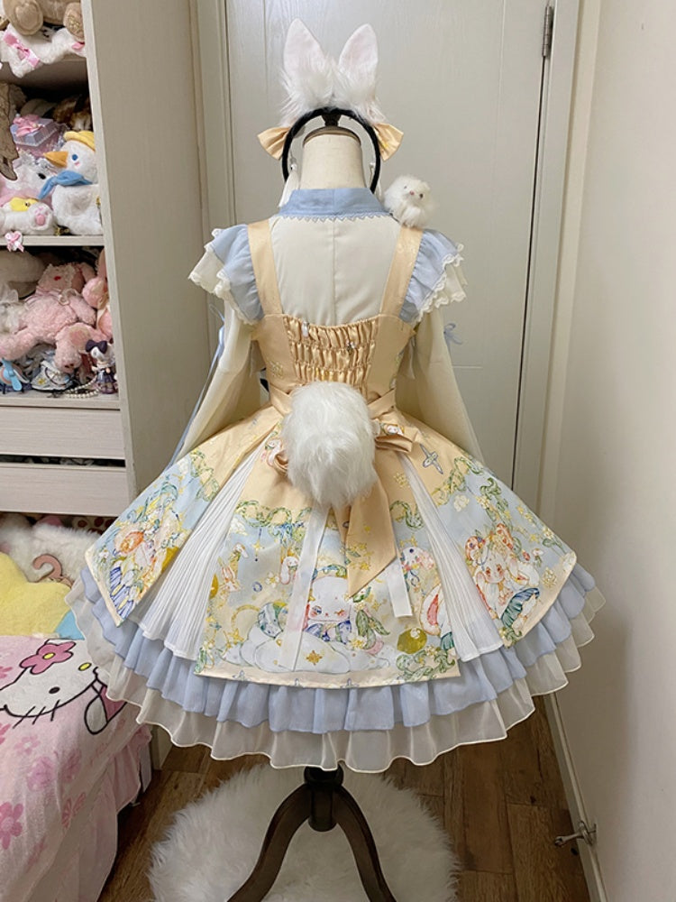 Rabbit Style Light Blue Lolita Dress CHE0002