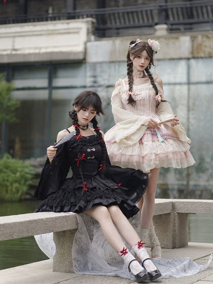 Black & White China Style Lolita Dress WIT0234