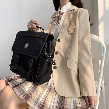 Check Skirt Blazer Uniform YOU0155